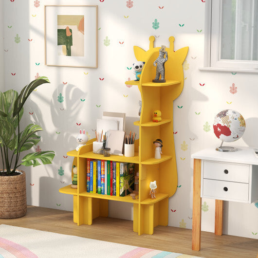 Green Kids Bookcase Shelf Toy Storage Organizer with Open Storage Shelves LuxuryLifeWay Online Store