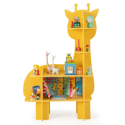 Green Kids Bookcase Shelf Toy Storage Organizer with Open Storage Shelves LuxuryLifeWay Online Store