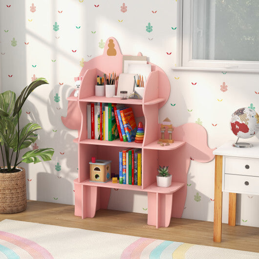 Green Kids Bookcase Shelf Toy Storage Organizer with Open Storage Shelves LuxuryLifeWay Online Store