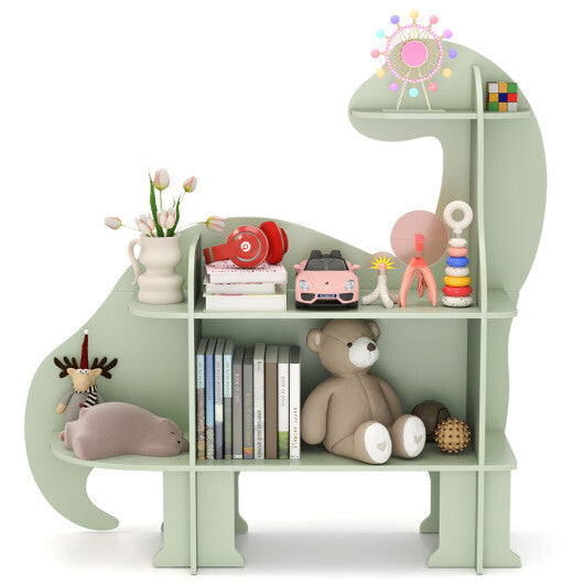 3-Tier Dinosaur Kids Bookshelf for Children-Green LuxuryLifeWay Online Store