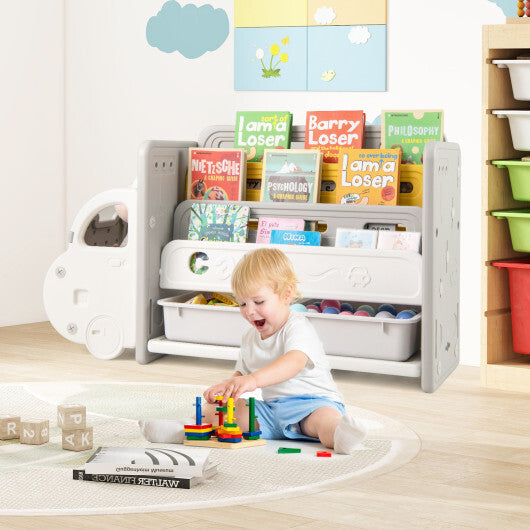 Car Themed Kids Toy Storage and Bookshelf LuxuryLifeWay Online Store