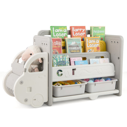 Car Themed Kids Toy Storage and Bookshelf LuxuryLifeWay Online Store