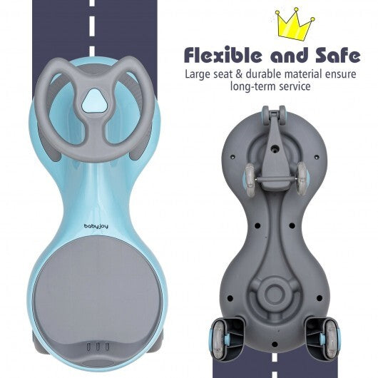 Wiggle Car Ride-on Toy with Flashing Wheels-Pink LuxuryLifeWay Online Store