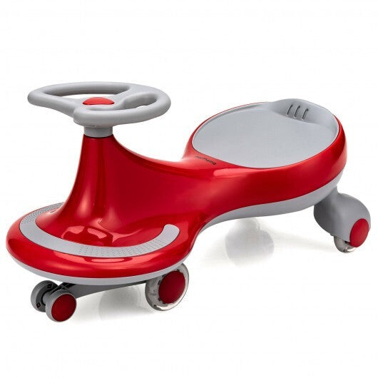 Wiggle Car Ride-on Toy with Flashing Wheels-Pink LuxuryLifeWay Online Store