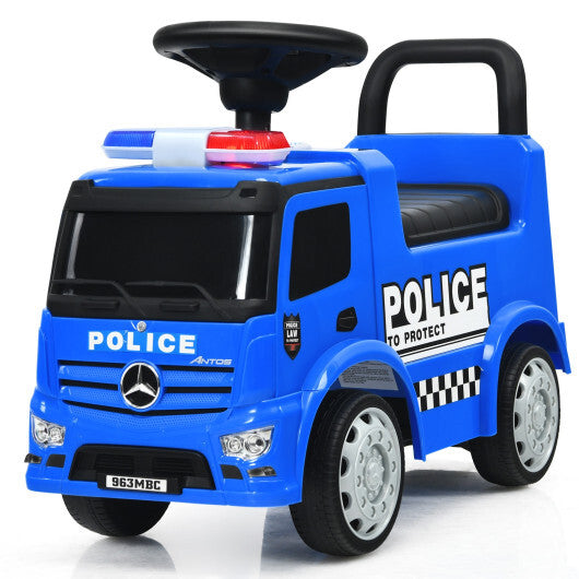 Mercedes Benz Kids Ride On Push Licensed Police Car-Blue - Color: Blue LuxuryLifeWay Online Store