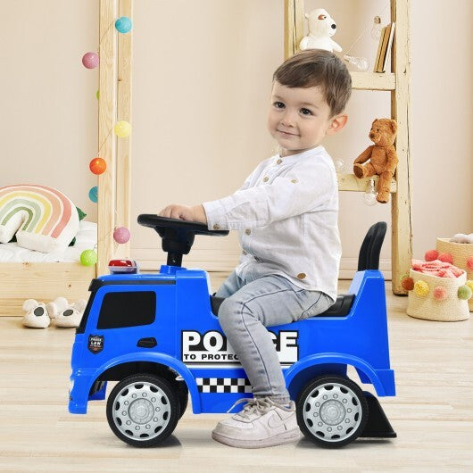 Mercedes Benz Kids Ride On Push Licensed Police Car-Blue - Color: Blue LuxuryLifeWay Online Store