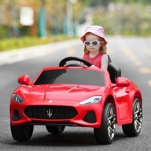 12V Kids Ride-On Car with Remote Control and Lights-Pink LuxuryLifeWay Online Store