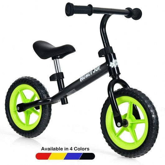 Kids No Pedal Balance Bike with Adjustable Handlebar and Seat-Red LuxuryLifeWay Online Store