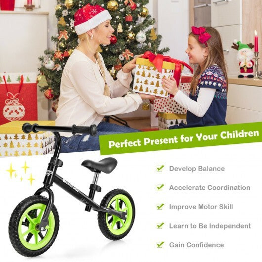 Kids No Pedal Balance Bike with Adjustable Handlebar and Seat-Red LuxuryLifeWay Online Store