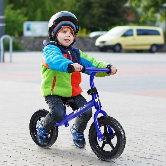 Kids No Pedal Balance Bike with Adjustable Handlebar and Seat-Red LuxuryLifeWay Online Store