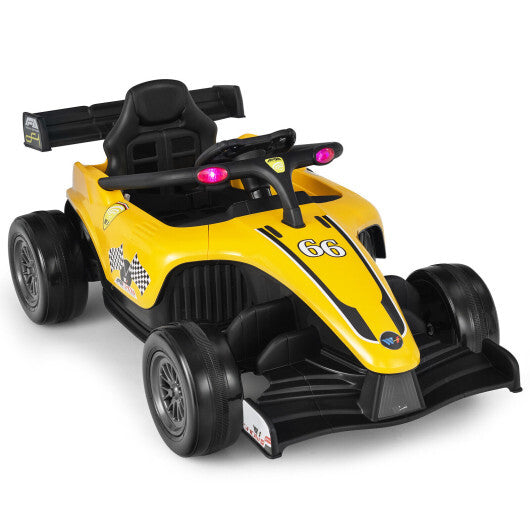 12V Kids Ride on Electric Formula Racing Car with Remote Control-Pink LuxuryLifeWay Online Store