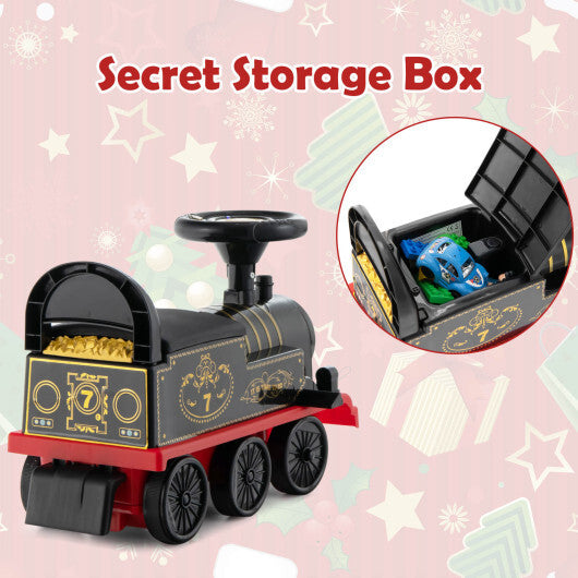 6V Electric Kids Ride On Car Toy Train with 16 Pieces Tracks-Green LuxuryLifeWay Online Store