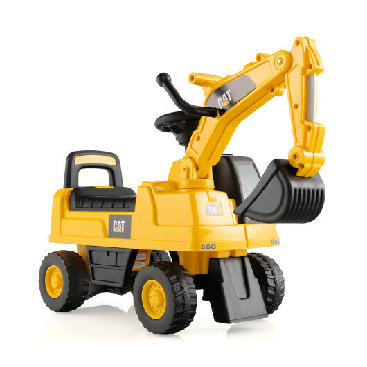 Licensed Caterpillar Kids Ride-On Digger-Yellow LuxuryLifeWay Online Store