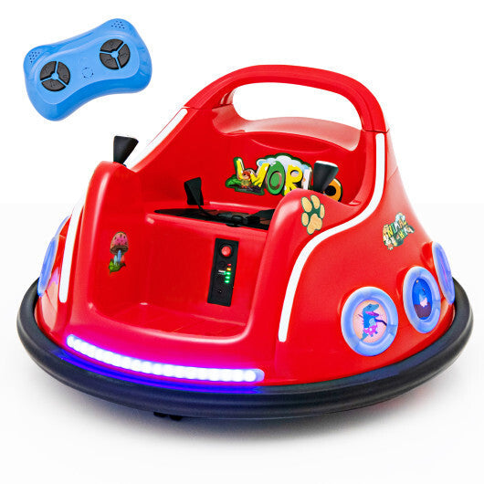 12V Electric Ride On Car with Remote Control and Flashing LED Lights-Purple LuxuryLifeWay Online Store