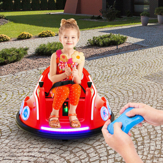 12V Electric Ride On Car with Remote Control and Flashing LED Lights-Purple LuxuryLifeWay Online Store