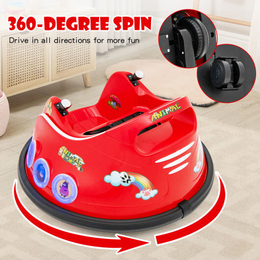 12V Electric Ride On Car with Remote Control and Flashing LED Lights-Purple LuxuryLifeWay Online Store
