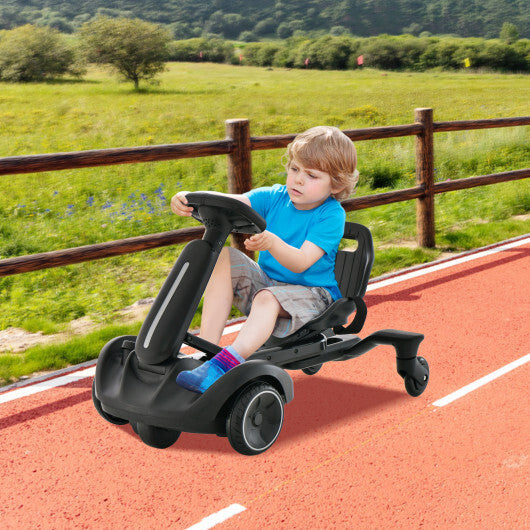 6V Kids Ride on Drift Car with 360? Spin and 2 Adjustable Heights-Black - Color: Black LuxuryLifeWay Online Store