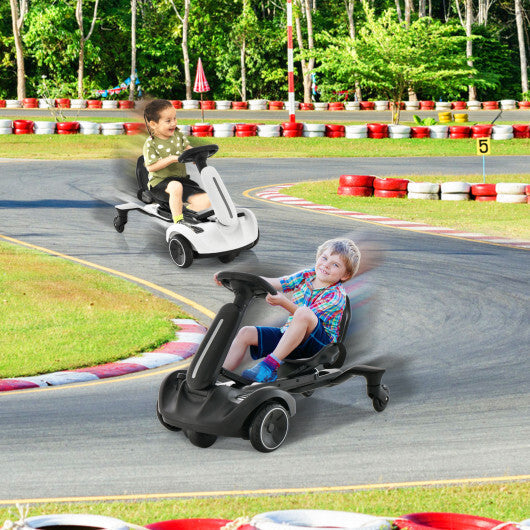6V Kids Ride on Drift Car with 360? Spin and 2 Adjustable Heights-Black - Color: Black LuxuryLifeWay Online Store