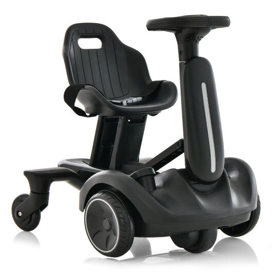 6V Kids Ride on Drift Car with 360? Spin and 2 Adjustable Heights-Black - Color: Black LuxuryLifeWay Online Store