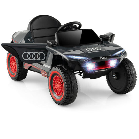 Licensed Audi Kids Ride On E-tron Racing Car-Gray LuxuryLifeWay Online Store
