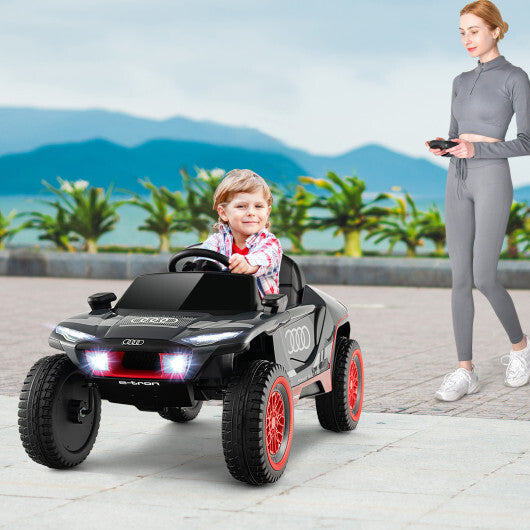 Licensed Audi Kids Ride On E-tron Racing Car-Gray LuxuryLifeWay Online Store