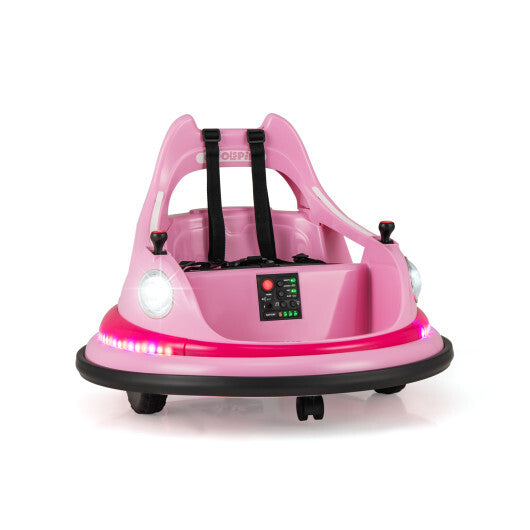 12V Kids Ride On Bumper Car with Remote Control and Dual Joysticks-Blue LuxuryLifeWay Online Store