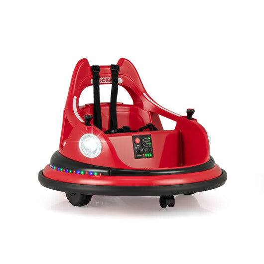 12V Kids Ride On Bumper Car with Remote Control and Dual Joysticks-Blue LuxuryLifeWay Online Store