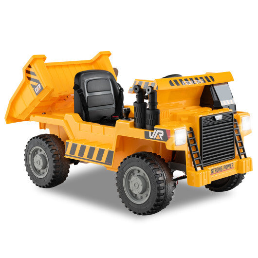 Kids Ride on Dump Truck 12V Ride on Car with Electric Dump Bed-Green LuxuryLifeWay Online Store