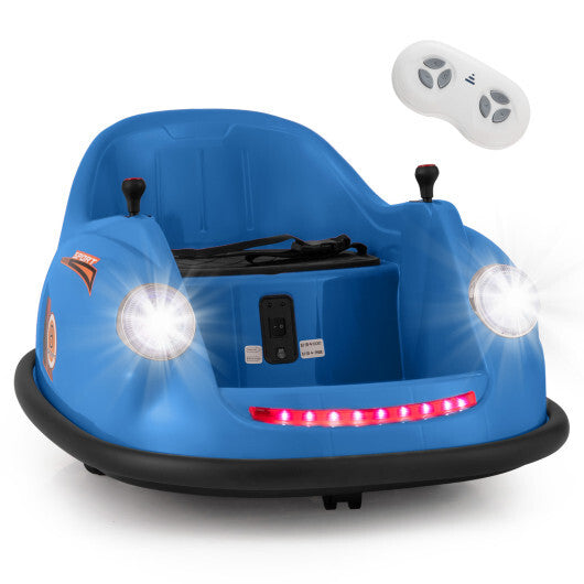 12V Electric Kids Ride on Bumper Car Battery Powered Bumping Car with Remote Control-Navy LuxuryLifeWay Online Store