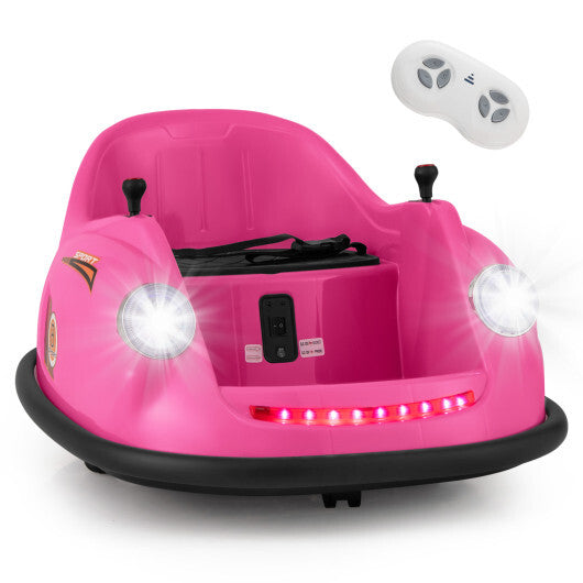 12V Electric Kids Ride on Bumper Car Battery Powered Bumping Car with Remote Control-Navy LuxuryLifeWay Online Store