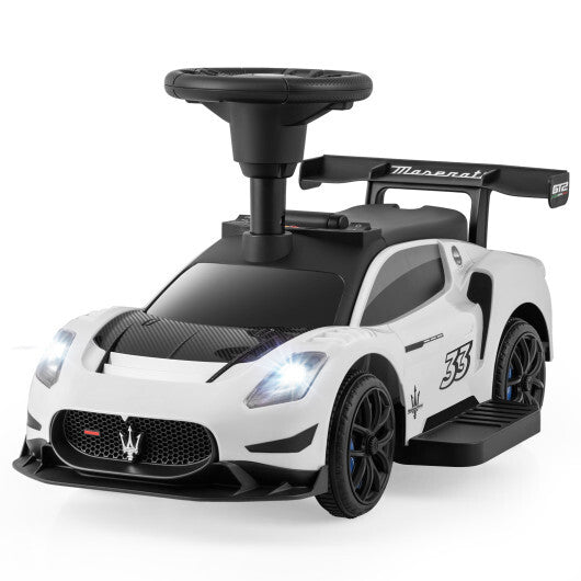 6V Electric Kids Ride on Push Car Maserati Licensed with Foot Pedal and Music-Pink LuxuryLifeWay Online Store