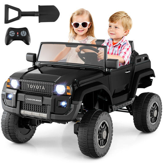 24V 2 Seater Ride on Car 4WD/2WD Switchable for Kids with Remote for Ages 3+-Black LuxuryLifeWay Online Store