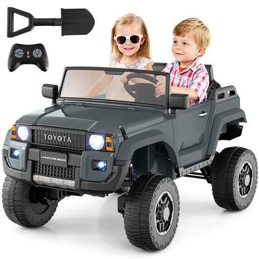 24V 2 Seater Ride on Car 4WD/2WD Switchable for Kids with Remote for Ages 3+-Black LuxuryLifeWay Online Store