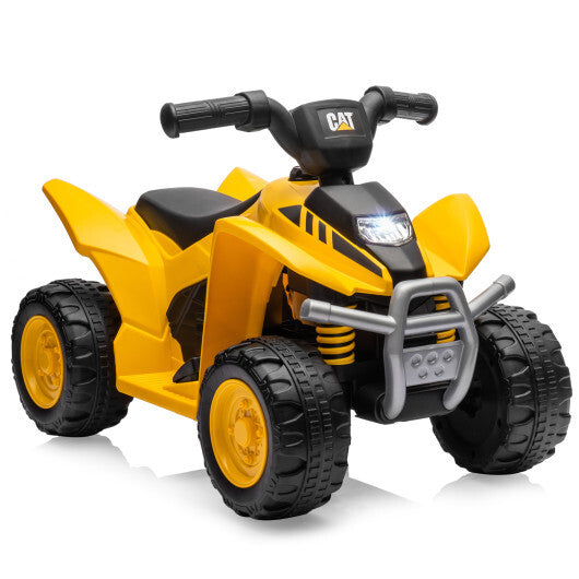 6V Kids Ride on ATV CAT-Licensed with Horn Sound for 18-36 Months Old-Yellow LuxuryLifeWay Online Store