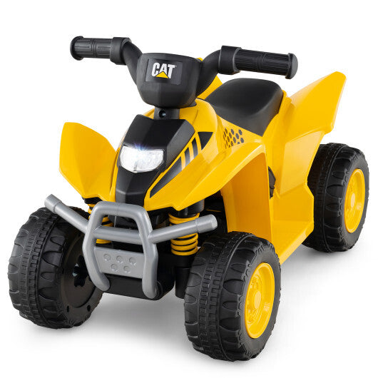 6V Kids Ride on ATV CAT-Licensed with Horn Sound for 18-36 Months Old-Yellow LuxuryLifeWay Online Store