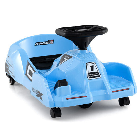 12V Electric Cleaning Go Kart with Detachable Mop and Remote Control-Blue LuxuryLifeWay Online Store