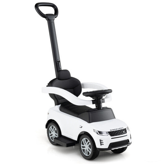 3 in 1 Push Car with Removable Handle and Guardrail for Kids 18-36 Months Old-Red LuxuryLifeWay Online Store