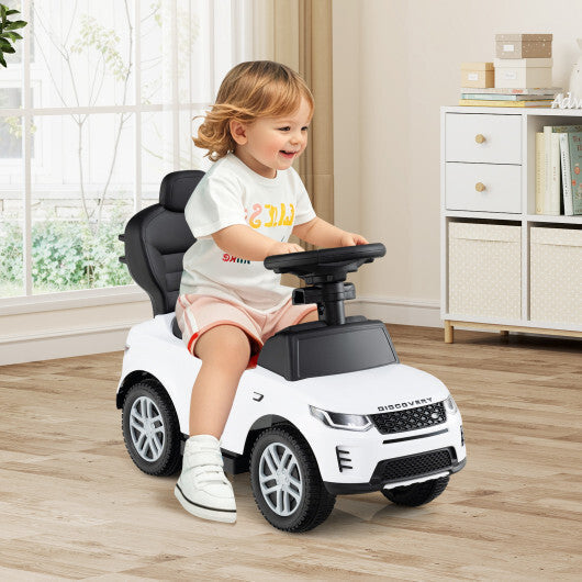 3 in 1 Push Car with Removable Handle and Guardrail for Kids 18-36 Months Old-Red LuxuryLifeWay Online Store