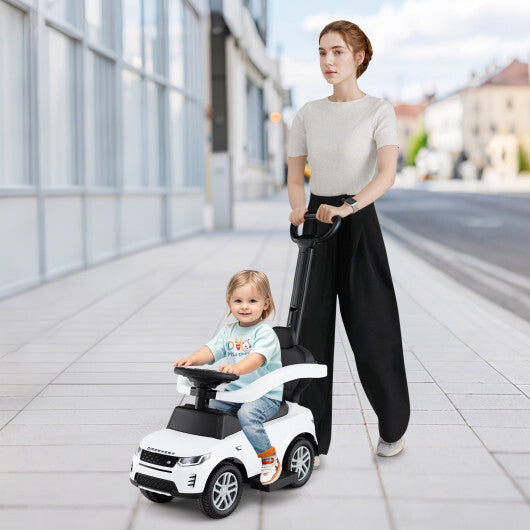 3 in 1 Push Car with Removable Handle and Guardrail for Kids 18-36 Months Old-Red LuxuryLifeWay Online Store