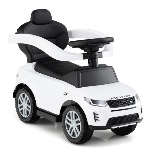 3 in 1 Push Car with Removable Handle and Guardrail for Kids 18-36 Months Old-Red LuxuryLifeWay Online Store