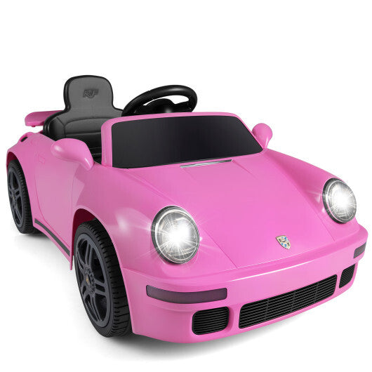 12V Electric Ride On Car Licensed RUFCTR with Remote Control and Music-Pink LuxuryLifeWay Online Store