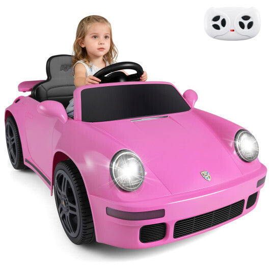 12V Electric Ride On Car Licensed RUFCTR with Remote Control and Music-Pink LuxuryLifeWay Online Store