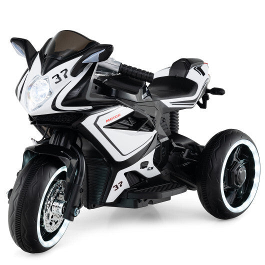 Kids Ride on Motorcycle 6V Battery Powered Mini Electric Motorbike with LED Lights-Red LuxuryLifeWay Online Store