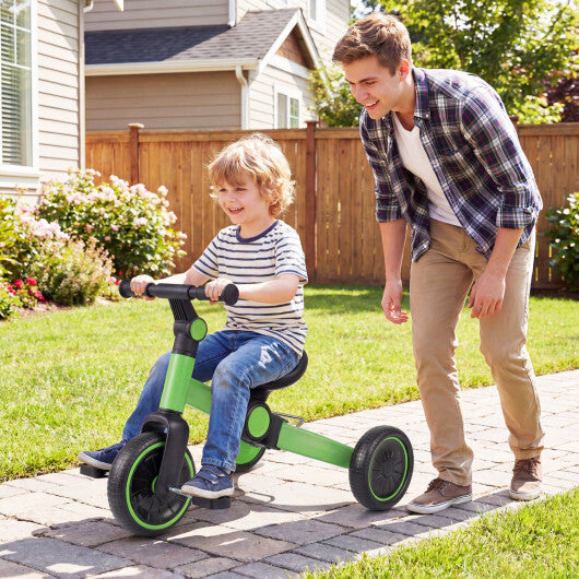 5-In-1 Toddler Bike Kids Balance Bike with Removable Pedals-Blue LuxuryLifeWay Online Store