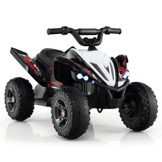 12V Kids Ride On ATV 4-Wheeler Quad with LED Lights and 7 mph Max Speed-Pink LuxuryLifeWay Online Store