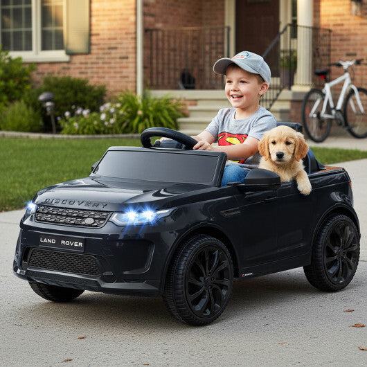 Licensed Land Rover Kids Ride on Car 12V Battery Powered Kids Electric Car-Black - Color: Black LuxuryLifeWay Online Store