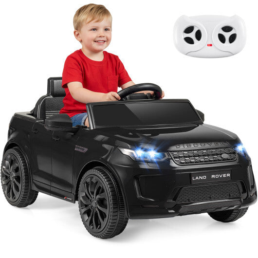 Licensed Land Rover Kids Ride on Car 12V Battery Powered Kids Electric Car-Black - Color: Black LuxuryLifeWay Online Store
