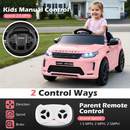 Licensed Land Rover Kids Ride on Car 12V Battery Powered Kids Electric Car-Black LuxuryLifeWay Online Store