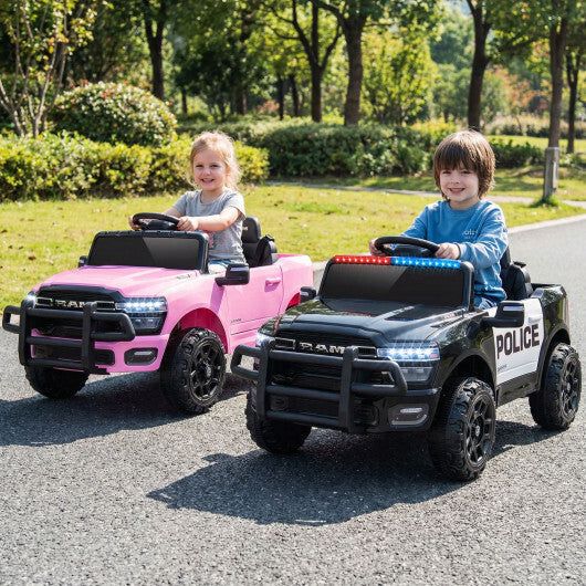 12V Kids Ride On Car Licensed RAM 3500 Electric Vehicle with Remote Control-Pink LuxuryLifeWay Online Store