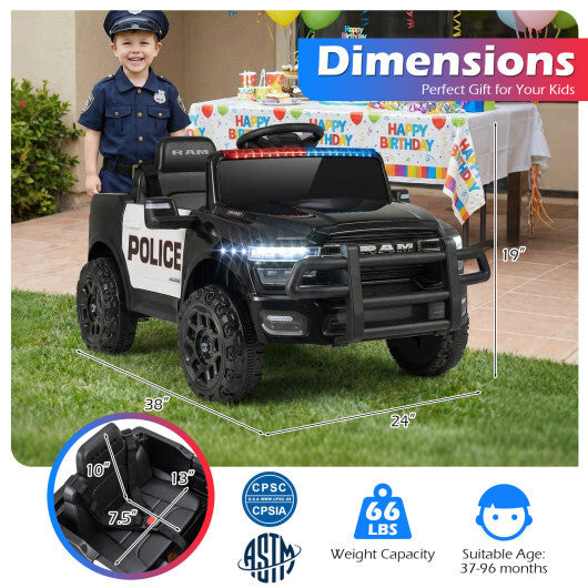 12V Kids Ride On Car Licensed RAM 3500 Electric Vehicle with Remote Control-Pink LuxuryLifeWay Online Store